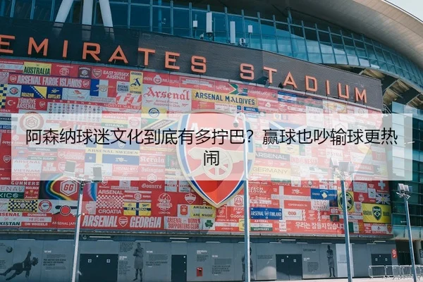 阿森纳球迷文化到底有多拧巴？赢球也吵输球更热闹