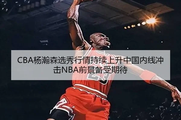 CBA杨瀚森选秀行情持续上升中国内线冲击NBA前景备受期待